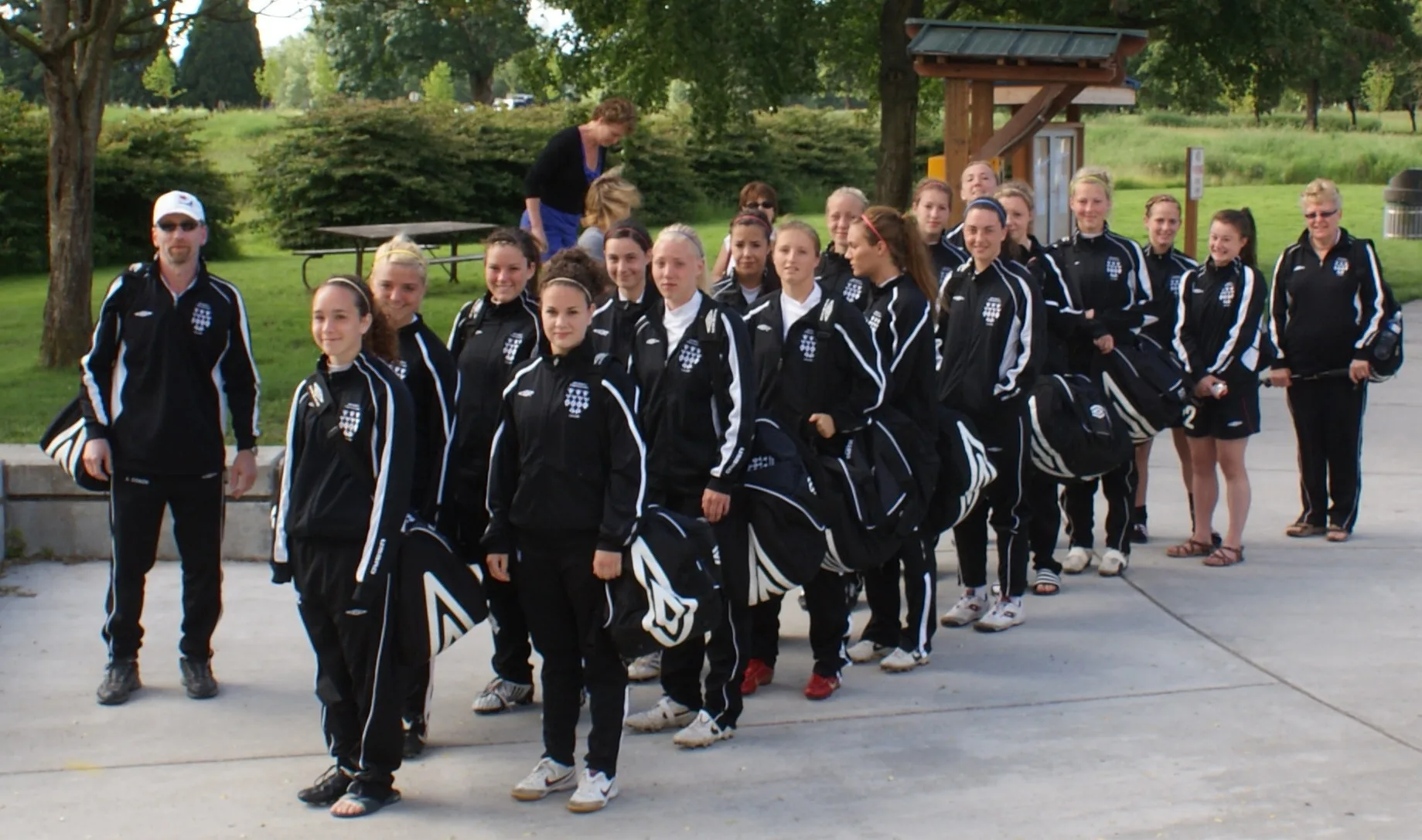 Players demonstrating sportsmanship and conduct