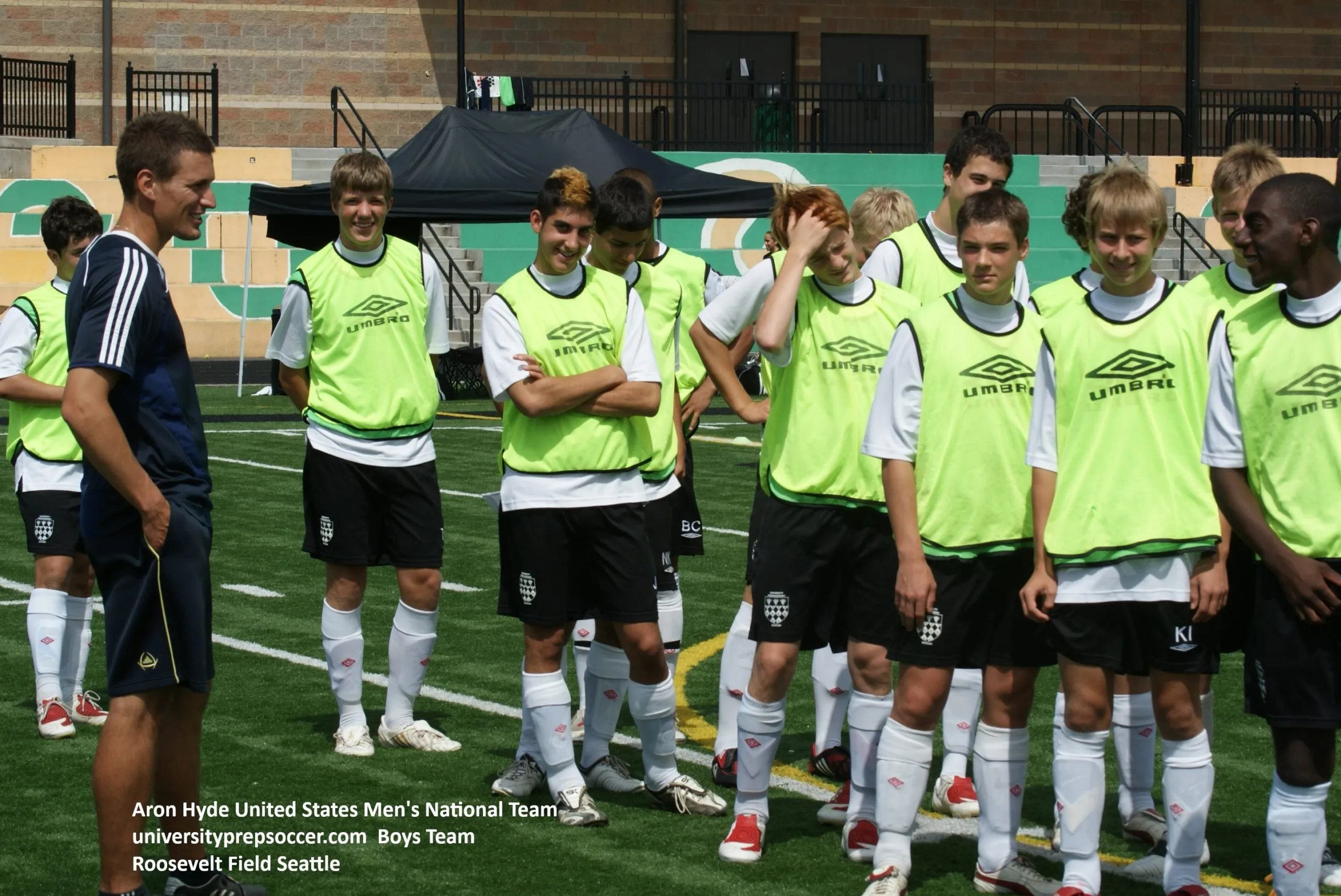 University Prep Soccer players