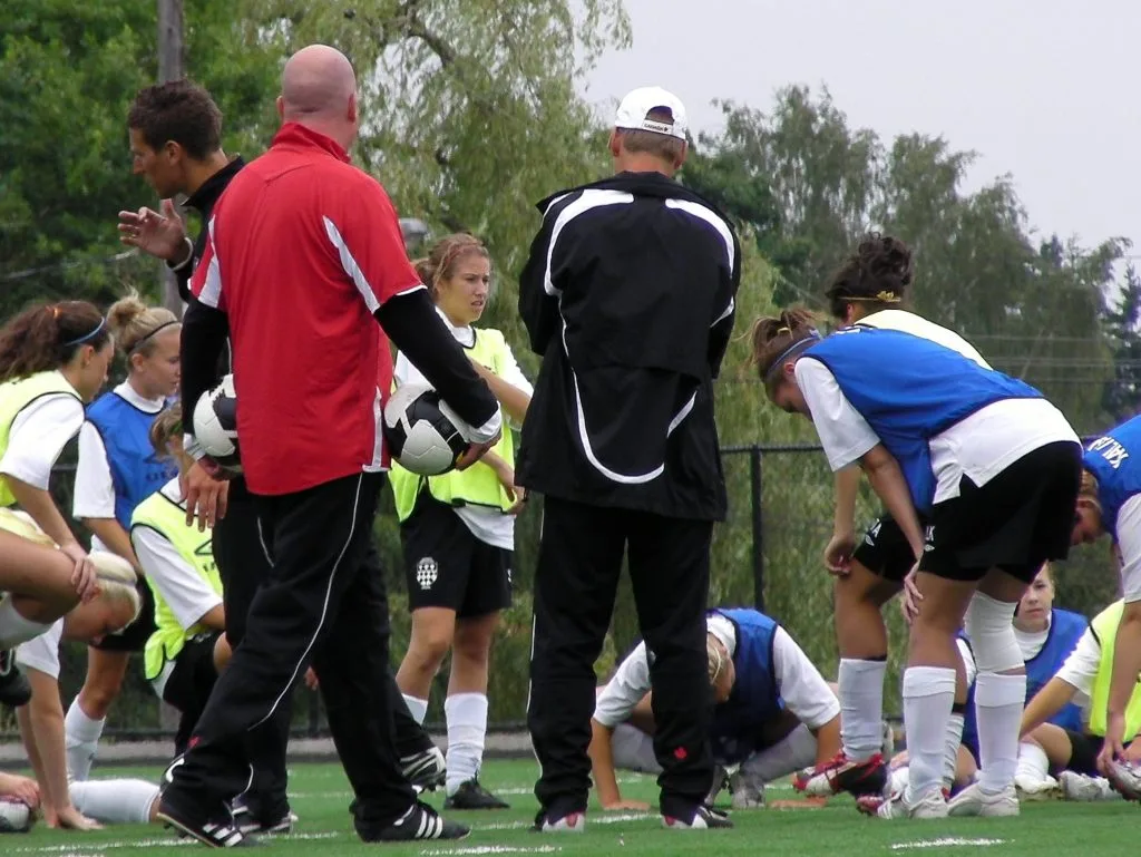 Women’s soccer teams competing